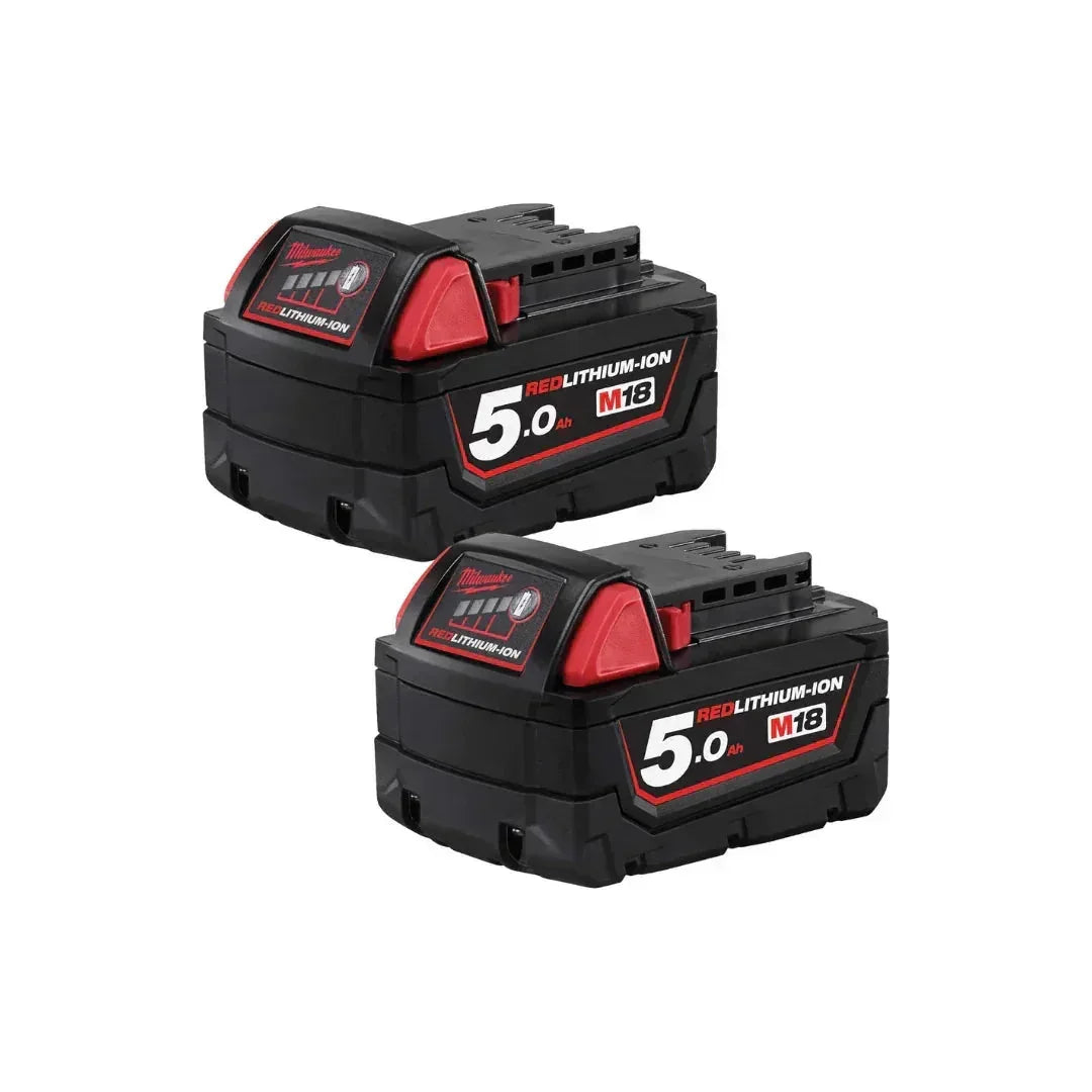 Milwaukee M18 Cordless Impact Driver Kit with 2 × 5.0Ah Batteries – 18V Power Tool