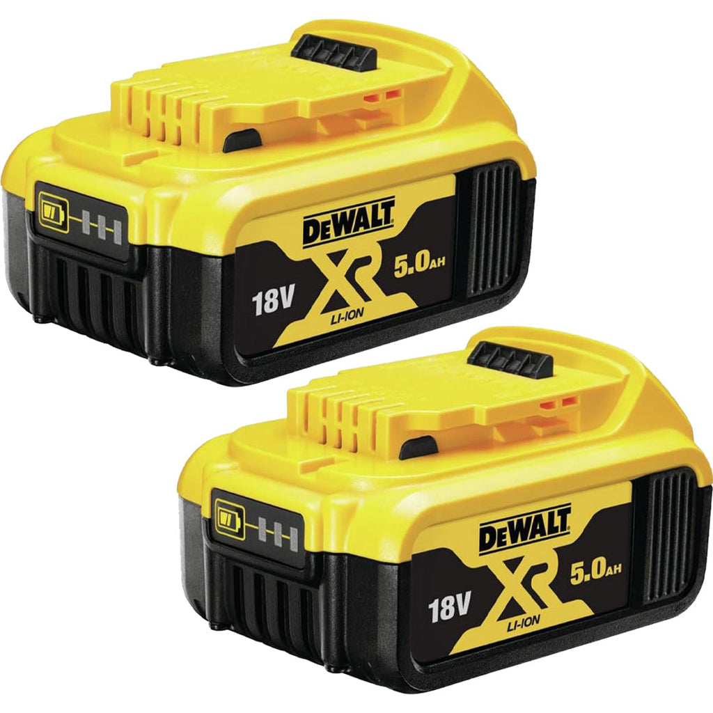 DeWalt Cordless Leaf Blower Kit with Dual 5.0Ah Li-Ion Batteries – Battery Powered Garden Tool